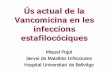 Ús actual de la Vancomicina en les infeccions estafilocóciques · Ús actual de la Vancomicina en les infeccions estafilocóciques Miquel Pujol Servei de Malalties Infeccioses Hospital