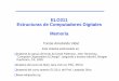 ELO311 Estructuras de Computadores Digitales …profesores.elo.utfsm.cl/~tarredondo/info/comp...Ventajas y Desventajas de BUSES Ventajas Versatilidad Nuevos aparatos (devices) se pueden