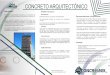 CONCRETO ARQUITECTÓNICO · 2014-04-26 · Detalles Técnicos: Aplicaciones: CONCRETO ARQUITECTÓNICO Descripción: Recomendaciones y Sugerencias: El término “arquitectónico”