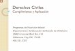 Derechos Civiles - Oklahoma Library/2020/Spanish Civil Rights Powerpoint...Presentación “Derechos Civiles: Cumplimiento y Aplicación’ para los Programas del Cuidado infantil