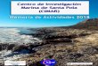 Anuario 2018 Centro de Investigación Marina de Santa Pola · conocimiento de la biodiversidad marina, las especies marinas introducidas y los impactos antrópicos sobre las comunidades
