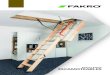 ESCALERAS ESCAMOTEABLES · Las escaleras de madera están disponibles en dos, tres y cuatro tramos. Las escaleras metálicas son o de 3 tramos o con tramos en forma de acordeón