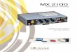 Página 2 Consola portátil MX2100 - MX2100 - ver2016... · para uso profesional. La Solidyne MX2100 se conecta a la computadora con un único cable USB, que resuelve los envíos