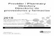 Provider / Pharmacy Directory Directorio de proveedores y ... · Molina H healthca r color, na t different l identity, T If 7 If you th i race, col o complai n you. Cal l Civil Ri