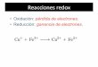 Oxidación: pérdida de electrones. Reducción: ganancia de electronesdepa.fquim.unam.mx/amyd/archivero/REACCIONESREDOX_30473.pdf · Oxidacióndeun substrato)orgánico) • Pérdida
