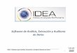 Software de Análisis, Extracción y Auditoría de Datos00003vs.dev.radiant.net/folletosProductos/Presentacion_IDEA.pdf · auditores disponen de cientos de CAATs para apoyar su trabajo