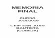 MEMORIA FINAL - Castilla-La Manchaceip-cobeja.centros.castillalamancha.es/sites/ceip... · 2019-07-02 · MEMORIA FINAL CURSO 18/19 CEIP SAN JUAN BAUTISTA (COBEJA) Página 4 1.1.2