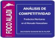 ANÁLISIS DE ALADI COMPETITIVIDADFILE/F_AC_MX_002_10_VE.pdf · La Secretaría General de la ALADI con el propósito de promover el comercio regional, presenta un análisis de competitividad
