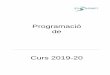 Programació de · 2020-01-23 · INDEX 1. Introducció: descripció del departament (membres, distribució de cursos i grups...) El professorat de l’IES Bendinat assignat al Departament