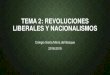 TEMA 2: REVOLUCIONES LIBERALES Y NACIONALISMOSblogs.smbosque.es/paulahistoria/files/2018/11/Tema-2.-Revoluciones... · El Imperio Napoleónico (1804-1815) •Bloqueo continental •1812