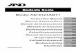 Bedside Scale - aandd.jp · Símbolos Símbolos Função / significado Acção recomendada Activa e desactiva o dispositivo Orientação de instalação das pilhas Corrente contínua