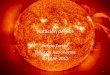 Rotación del Solastroverada.com/taller/Rotacion_del_Sol.pdf–A una latitud de 26 la velocidad angular es 1 vuelta en 27,27 días • Usaremos el movimiento de las manchas solares