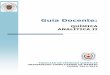 Guía Docente - UCMquimicas.ucm.es/data/cont/media/www/pag-10533/2014...-4- Guía Docente: Química Analítica II o Conocer y utilizar los principios generales del análisis instrumental