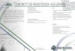 CONCRETO DE RESISTENCIA ACELERADA · 2014-04-26 · Por su calidad cumple con la norma NMX-C-155 “Concreto Hidráulico – Especiﬁcaciones”. Por sus propiedades, el concreto