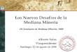 Los Nuevos Desafíos de la Mediana Minería · Andacollo Oro (Metal Doré) 4. Manganesos Atacama (Mineral Mn) 5 . Punitaqui (Conc. Cobre) ... hidrometalurgia En el período 2000 