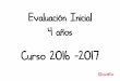 Evaluación Inicial 4 años · 2016-09-05 · Ficha 3: Repaso los números y relaciona la grafía con los perritos. Evaluación inicial 4 años 1 1 1 1 1 1 2 2 2 2 2 2 3 3 3 3 3 3