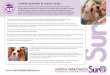 ficha CUIDADOS GENERALES NUESTRO AMIGO 2 · de sarro y gingivitis. Se recomienda la esterilización temprana de las mascotas (gatos/as, perros/as, conejos/as...) como medida preventiva