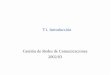 T1. Introducción Gestión de Redes de Comunicaciones 2002/03 · GdR T1. Introducción 15 Dimensiones de la gestión técnica! No incluye factores económicos, legales y organizativos.!