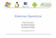 Sistemas Operativos - unican.es · 2012-11-04 · Sistemas Operativos 4 –Controls execution of programs to prevent errors and improper use of the computer • “The one program
