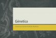 Génetica · 2019-11-02 · Explicar las diferentes tipos de herencia por las cuales heredamos rasgos. Te clonarías a ti mismo? Ácidos nucleicos: ... Cromatida Hermana Y Cromosomas