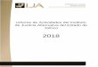Informe de Actividades del Instituto de ... - ija.gob.mxija.gob.mx/wp-content/uploads/2019/05/Informe-de-Actividades-2018.pdf · planeación, cabe destacar que el IJA contribuyo tanto