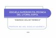ESCUELA SUPERIOR POLITECNICA DEL LITORAL ESPOLblog.espol.edu.ec/josmvala/files/2010/12/energia-solar-temica.pdf · carta solar o estereografica / diagramas solares. carta solar cilindrica