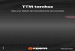 TTM torches - KemppiLas antorchas TIG de Kemppi están hechas para verdaderos artesanos que se merecen las mejores herramientas. La gama de antorchas TTM está equipada con válvulas