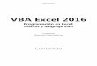 VBA Excel 2016 - Ediciones ENI...Ediciones ENI VBA Excel 2016 Programación en Excel: Macros y lenguaje VBA Colección Recursos Informáticos Contenido