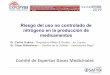 Riesgo del uso no controlado de nitrógeno en la producción ... · nitrógeno en la producción de medicamentos Dr. Carlos Suárez – Regulatory Affairs & Quality – Air Liquide