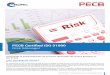 PECB Certified ISO 31000 Risk Manager - Cyborg · h Reconozca la correlación entre ISO 31000, IEC / ISO 31010 y otras normas y marcos normativos h Comprender los enfoques, métodos