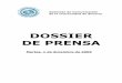01 PORTADA DOSSIER DE PRENSA - UAL · Duelo por la pérdida de Valdivia, jefe de Planificación CAMPUS ... del programa de movilidad ISEP del programa ISEp, particular ... Circulación