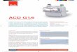 ACD G1 - liveTACD G1.6 Medidor de Gás Residencial tipo Diafragma O ACD G1.6 da Itron é um medidor de gás tipo diafragma de última geração, projetado para satisfazer as necessidades