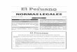 Publicacion Oficial - Diario Oficial El Peruano · 2018-01-01 · El Peruano Lunes 24 de febrero de 2014 517465 ENERGIA Y MINAS Declaran extinguidas servidumbres respecto a predio