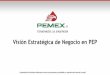 Visión Estratégica de Negocio en PEP - Pemex · Propiedad de Petróleos Mexicanos está estrictamente prohibida su reproducción parcial o total. Panelistas Ing. Javier Hinojosa