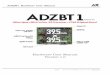 Hardware User Manual Version 1 · 2019-04-26 · 6/13 アドバンスデザインテクノロジー株式会社 ADZBT1 Hardware User Manual 3 機能説明 3.1 Power Supply ADZBT1
