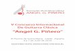 V Concurso Internacional De Guitarra Clásica “Angel G. Piñero” · 2018-07-21 · Intérpretes de cinco países se han disputado en Cádiz el V Concurso Internacional de Guitarra