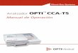 Analizador OPTI CCA-TS Manual de Operación · 2020-01-09 · Este manual de Operación contiene advertencias importantes e información de seguridad a tener en cuenta por el usuario