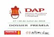 DOSSIER PREMSA - Dossier premsa DAP... · 2018-07-17 · Els darrers anys la Vila s’ha promogut am l’eslògan Perpignan la Catalane. L’any 2008 la iutat va ésser distingida