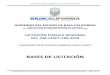 BASES DE LICITACIÓN...LICITACIÓN PÚBLICA REGIONAL NO. OM-CESPT-189-2018 Comité de Adquisiciones, Arrendamientos y Servicios del Poder Ejecutivo del Gobierno del Estado de Baja