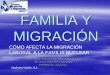 Familia y migración - WordPress.com · 2013-09-02 · Familia y sociedad. La familia, sea cual sea su situación, es la célula de la sociedad, con la cual comparte los valores y