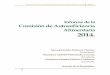 Informe de la Comisión de Autosuficiencia Alimentaria · Reforma a la Ley General de Salud. Punto de acuerdo: De las comisiones unidas de Asuntos Indígenas, Reforma Agraria y Autosuficiencia