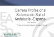 Carrera Profesional Sistema de Salud Andalucía -España- · En su artículo 38, alusivo al desarrollo y reconocimiento profesional expone que la obtención de los distintos grados