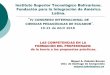 IV CONGRESO INTERNACIONAL DE CIENCIAS ......LAS COMPETENCIAS EN LA FORMACIÓN DEL PROFESORADO: de la teoría a las propuestas prácticas. Instituto Superior Tecnológico Bolivariano
