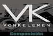VONKELEMEN Composición · Derecho Musical Arreglos de Percusión Teoría Musical Avanzada Cuatrimestre 6 MakeMusic Finale Certificate Program Edición y Publicación de Composiciones