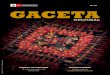 GACETA 47 - Ministerio de Cultura Perú...Fotografía de carátula Textil Paracas recuperado de Gotemburgo, Suecia Vuelve a salir nuestra revista trime-stral, que viene cumpliendo
