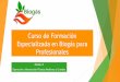 Curso de Formación Especializada en Biogás para Profesionales4echile.cl/.../uploads/2017/11/Presentacion_modulo-5.pdf · 2019-06-28 · Manual de Operaciones (Digestor de Aguas