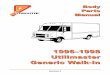 1996-1998 Walk-In Parts Manual Rev C - Utilimaster · Title: 1996Œ1998 Utilimaster Generic Walk-In Body Parts Manual Utilimaster Corporation attempts to provide information that