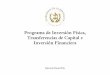 Programa de Inversión Física, Transferencias de Capital e ... · programa de inversiÓn fÍsica, transferencias de capital e inversiÓn financiera 2016 resumen por departamento