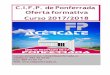 C.I.F.P. de Ponferrada Oferta formativa Curso 2017/2018cifpponferrada.centros.educa.jcyl.es/sitio/upload/oferta.pdf · las áreas comercial, financiera, contable y fiscal, con una