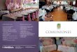 diptico comuniones 2018 - Club Cordillera · • Directorio de mesas • Regalo figura de tarta recordatorio • Pabellón polideportivo, campo de fútbol, pista de baloncesto, mini-golf